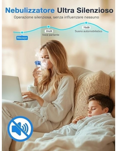 Meowyn Aerosol Portatile Silenzioso...