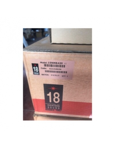 WOOFER mediobasso EighteenSound...