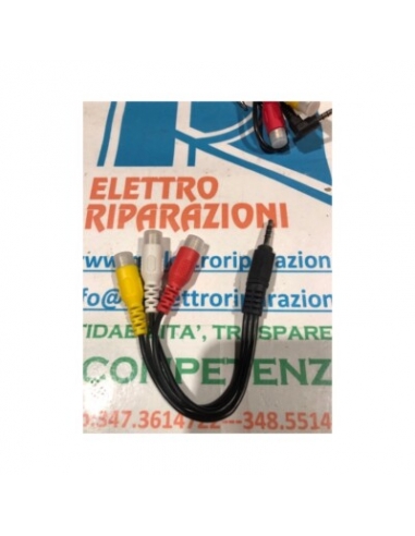 Cavo Adattatore Audio Video 3 Rca...