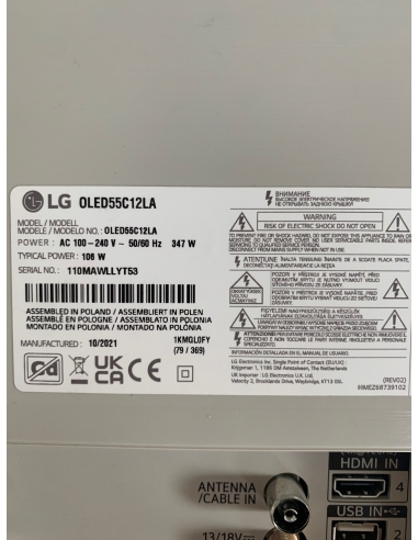 LG OLED55C12LA  T-CON TCON LE550PQL...