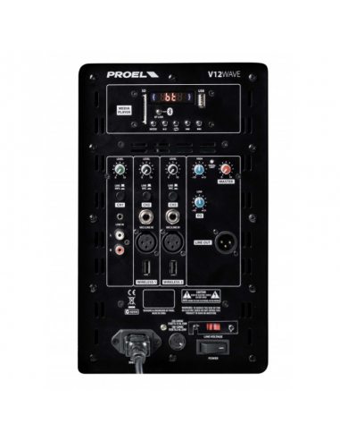 PROEL V12WAVE CASSA PORTATILE... PROEL V12WAVE CASSA PORTATILE...