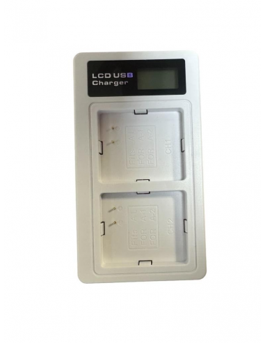 Caricabatteria al litio Display LCD...