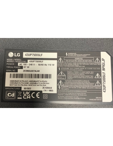 Modulo WiFi LGSBWAC03 per tv LG...