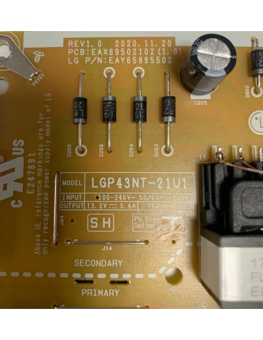 Alimentatore LG43UP78006LB...