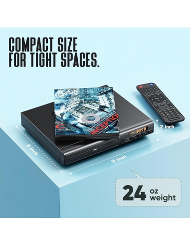 ELECTCOM Lettore DVD per TV