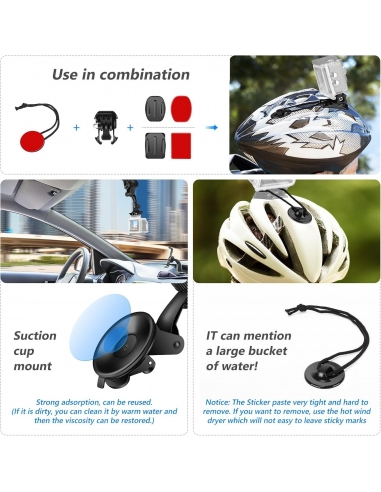 NEEWER Kit Accessori per Action Cam...