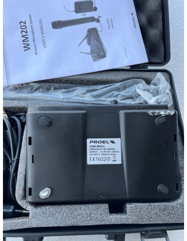 PROEL WM202M Radiomicrofono UHF a...