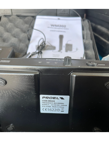 PROEL WM202H Radiomicrofono UHF...
