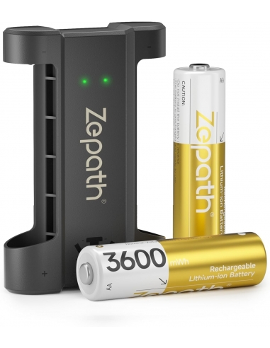 Zepath Confezione da 2 batterie AA...