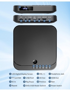 MD115B Mini lettore DVD... 2