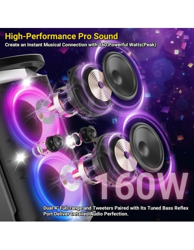 TPBEAT Cassa Bluetooth Portatile...