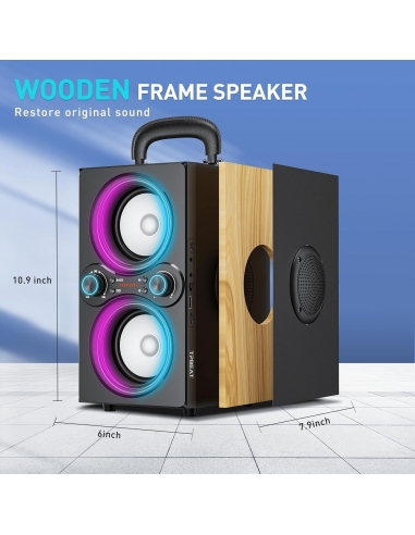 TPBEAT Cassa Bluetooth Portatile... TPBEAT Cassa Bluetooth Portatile...