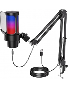 OBVHNUA Microfono con Asta...