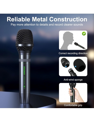 Aokeo Microfono dinamico per karaoke,...