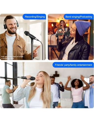 Aokeo Microfono dinamico per karaoke,...