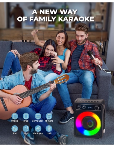 Karaoke T-03 Machine Con 2 Microfoni... Karaoke T-03 Machine Con 2 Microfoni...