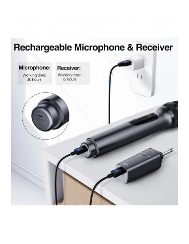 Lekato K380s Microfono wireless...