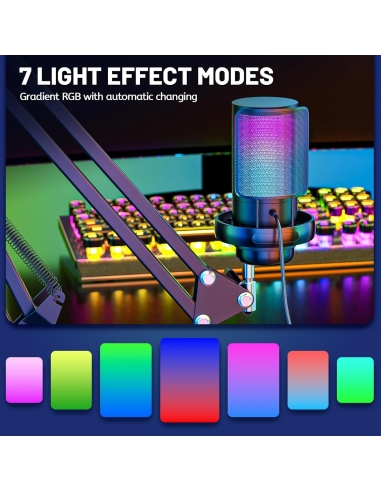 Anykuu Microfono Gaming a...