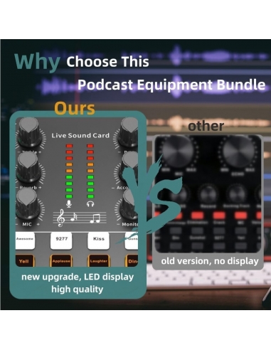 SKTEET Pacchetto microfono podcast...