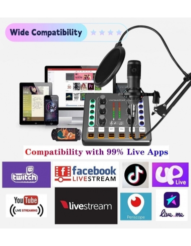 SKTEET Pacchetto microfono podcast...