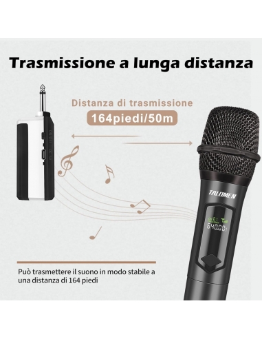 Talomen K60-2 kit 2 Microfoni...