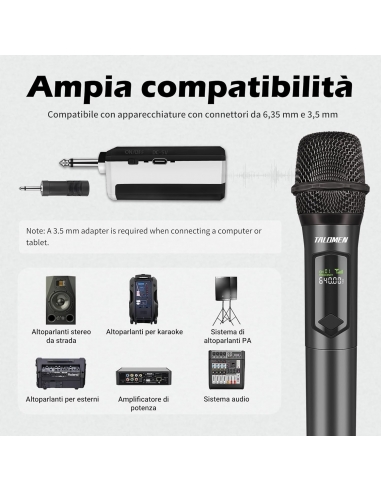 Talomen K60-2 kit 2 Microfoni...