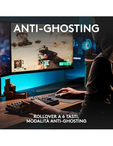 Logitech G413 Tastiera per Giochi...