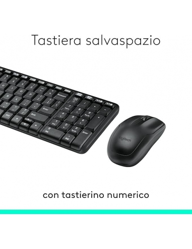 Logitech MK220 Combo Tastiera e Mouse... Logitech MK220 Combo Tastiera e Mouse...