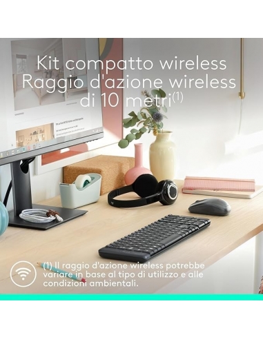 Logitech MK220 Combo Tastiera e Mouse... Logitech MK220 Combo Tastiera e Mouse...
