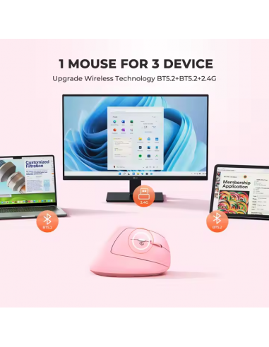 MEETION Mouse ergonomico, mouse senza... MEETION Mouse ergonomico, mouse senza...