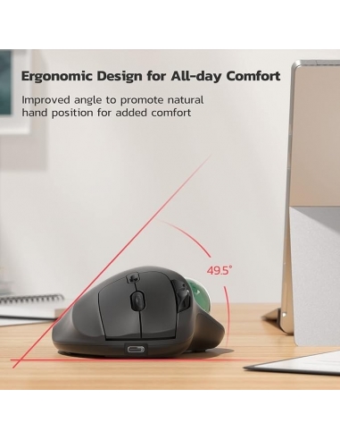 Nulea M501 Mouse Trackball senza... Nulea M501 Mouse Trackball senza...