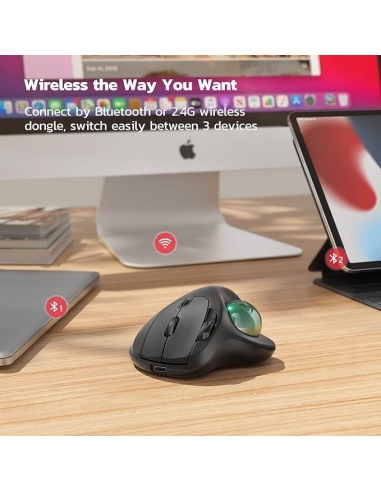 Nulea M501 Mouse Trackball senza... Nulea M501 Mouse Trackball senza...