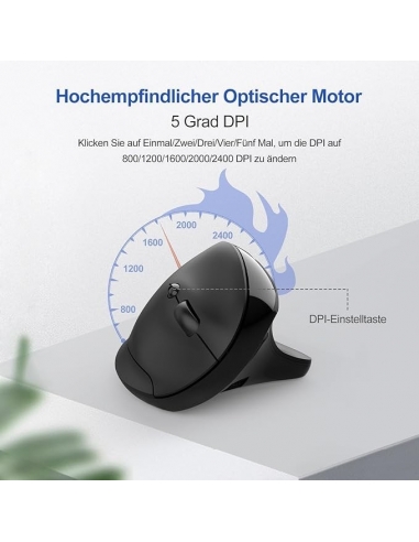 TECKNET Mouse ergonomico verticale... TECKNET Mouse ergonomico verticale...
