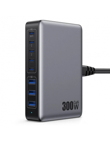 300W Caricatore USB C Multiplo GaN Ⅳ,...