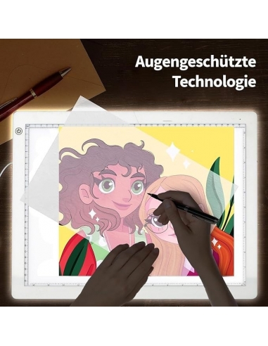 Tavolo luminoso A3,42 x 32 cm, grande...