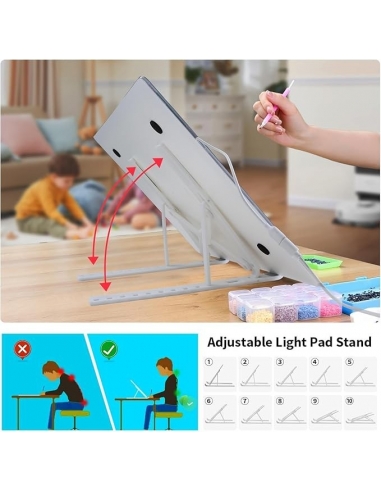 Tavolo luminoso A3,42 x 32 cm, grande...