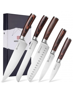 KEEMAKE Set di 5 Coltelli...