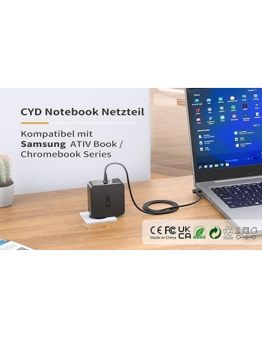 CYD 19V 2.1A 45W Notebook Caricatore...
