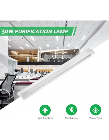 LED Batten Lights 2x 30W LED Tube...