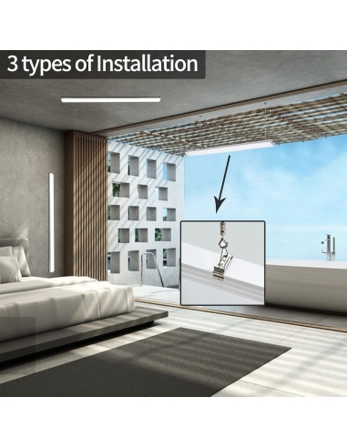 URing Lampada da soffitto a tubo LED...