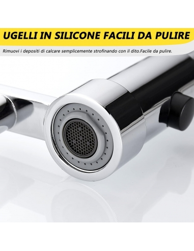 Sagetta - Miscelatore da cucina a 3...