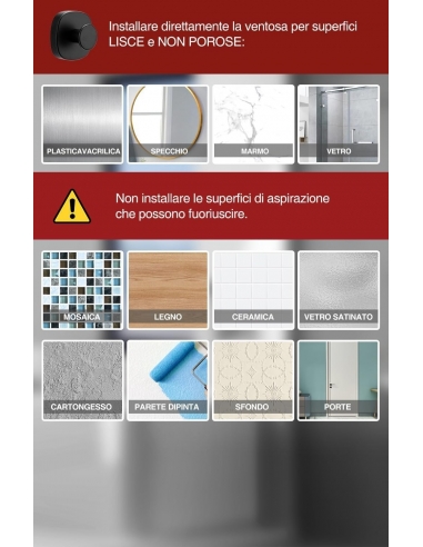 Daoun 4 Pezzi Ganci a Ventosa per... Daoun 4 Pezzi Ganci a Ventosa per...