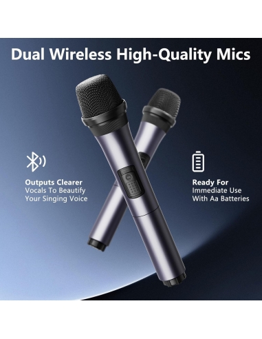 Karaoke T-08 altoparlante Bluetooth... Karaoke T-08 altoparlante Bluetooth...