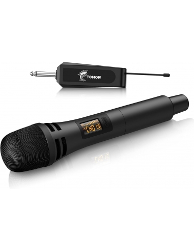 TONOR Microfono Senza Fili, UHF... TONOR Microfono Senza Fili, UHF...