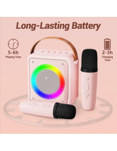 Mini Karaoke Machine K8 per bambini e... Mini Karaoke Machine K8 per bambini e...