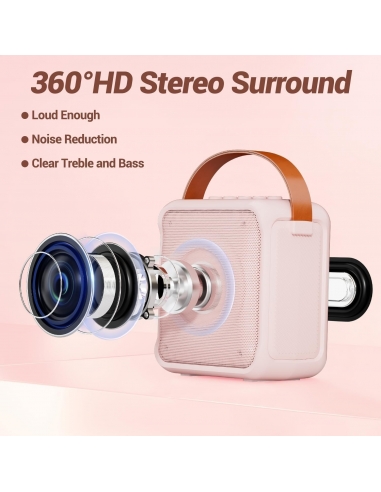 Mini Karaoke Machine K8 per bambini e... Mini Karaoke Machine K8 per bambini e...