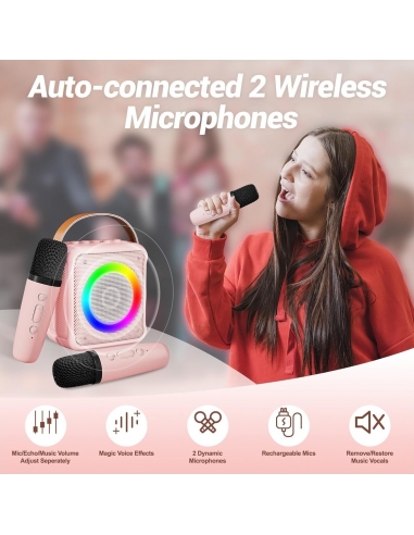 Mini Karaoke Machine K8 per bambini e... Mini Karaoke Machine K8 per bambini e...