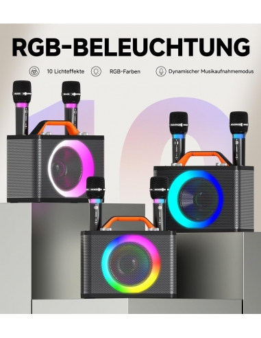 Mailangshi Karaoke Machine con 2...