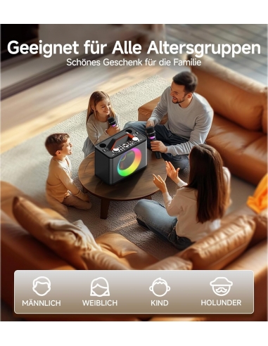 Mailangshi Karaoke Machine con 2...