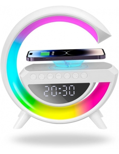 Sveglia Wireless BT-3401 con luce e... Sveglia Wireless BT-3401 con luce e...